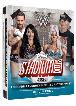 PRE ORDER - Topps WWE Stadium Club 2026 - Mega Box