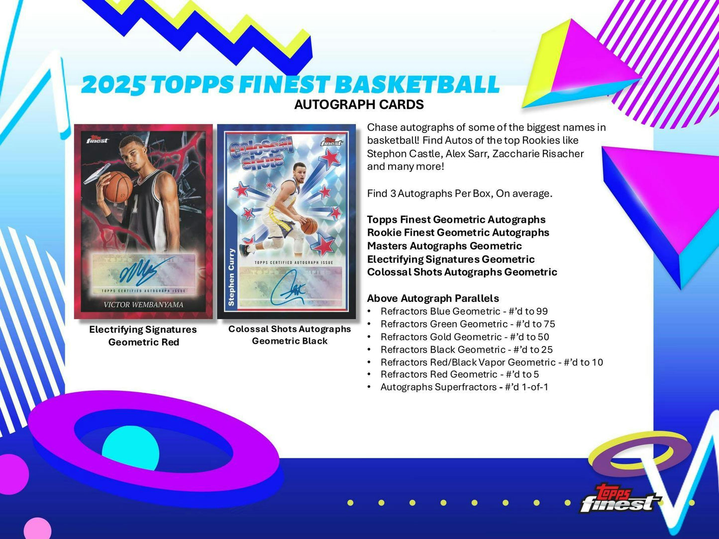Topps Finest - 2024/25, Basketball - Breaker Delight Box.