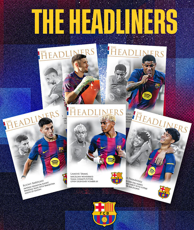 Futera - FC Barcelona - The Headliners 2025/26 Set 1