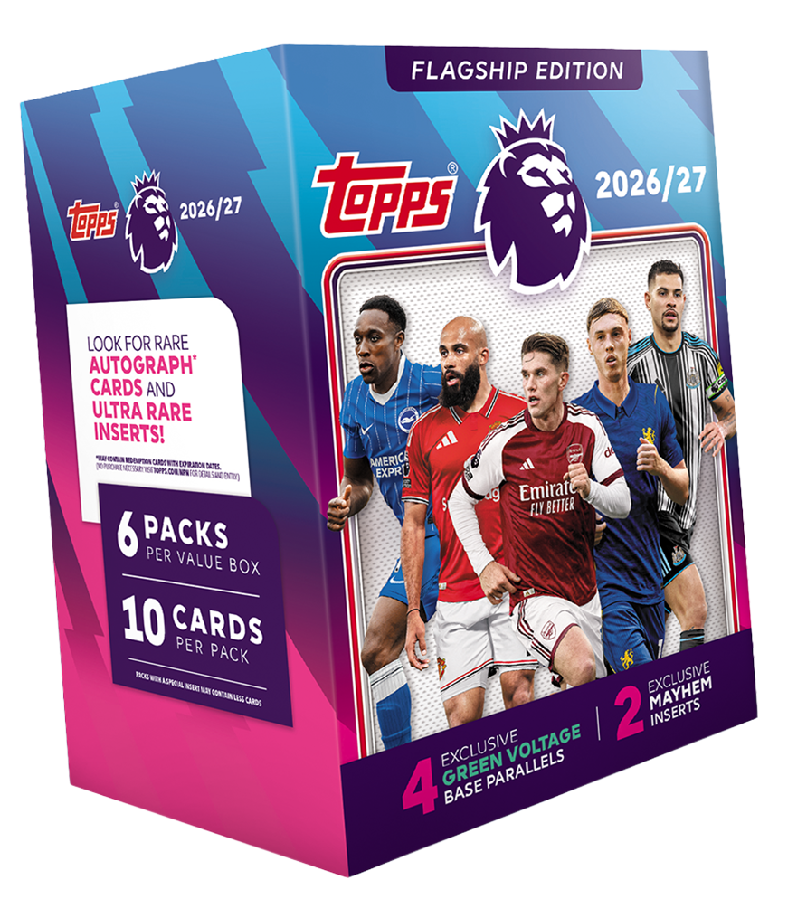 PRE ORDER - Topps Flagship Premier League 2026/27 Trading Cards - Value Box