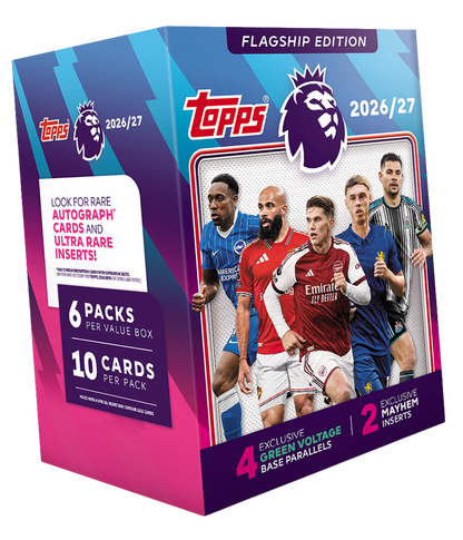 PRE ORDER - Topps Flagship Premier League 2026/27 Trading Cards - Value Box