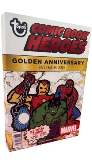 Topps - 2025, Marvel Comic Book Heroes Golden Anniversary - Box.