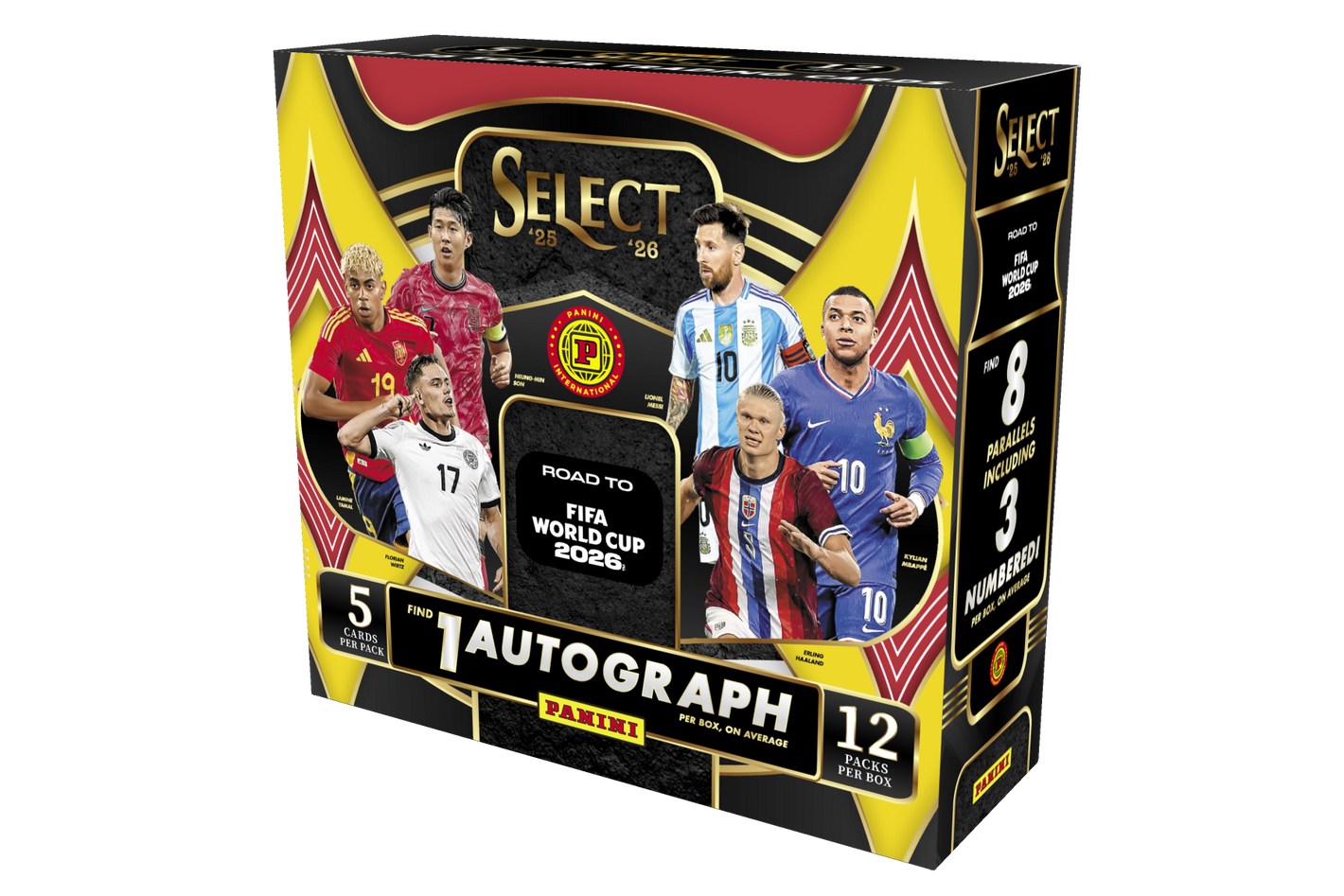 2025-26 Panini Select Road to FIFA World Cup Soccer Hobby International Box