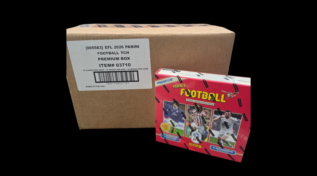FULL CASE Premium Box Panini's Football EFL 2025/26 Trading(10 Boxes)