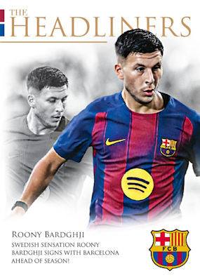 Futera - FC Barcelona - The Headliners 2025/26 Set 1