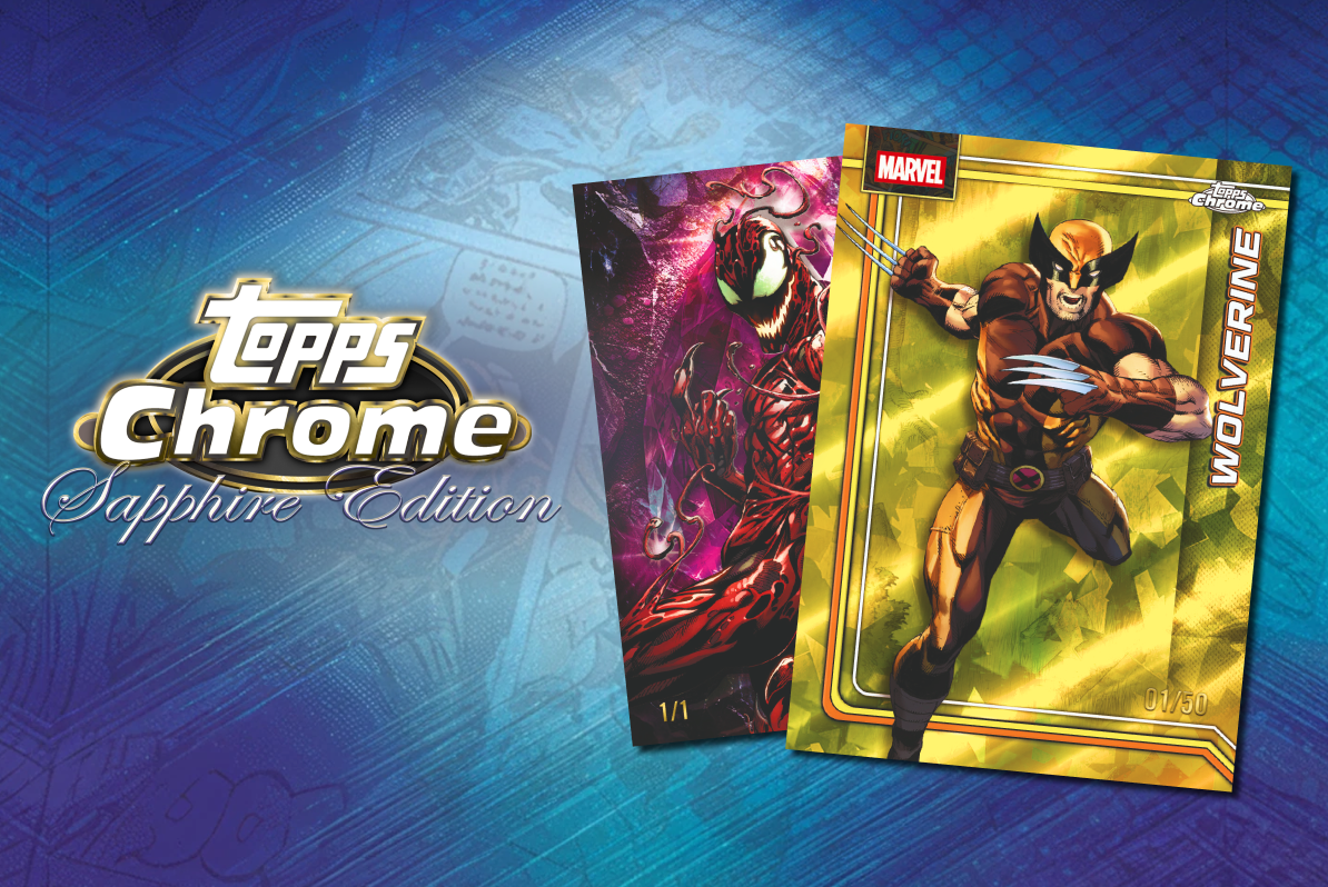 Pre-Order - Topps Chrome - 2026, Marvel Comics - Sapphire Edition
