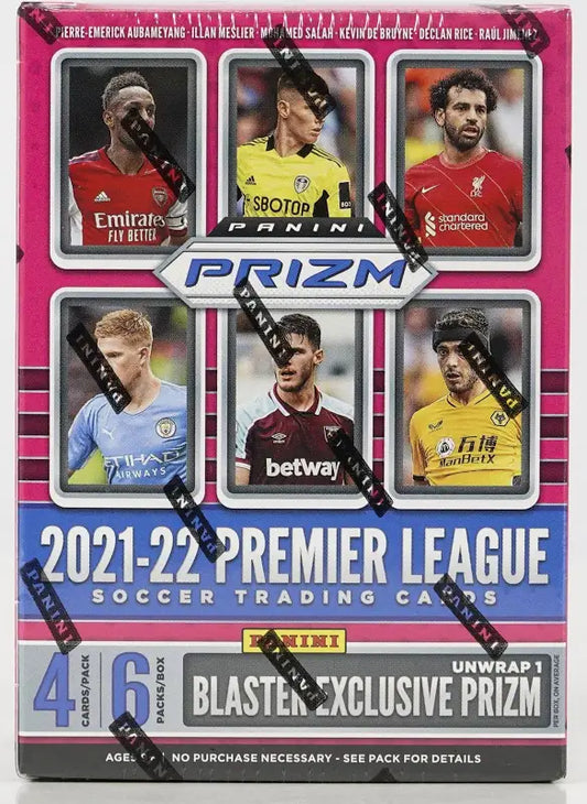 2021/22 Panini Prizm Premier League EPL Soccer 6-Pack Blaster