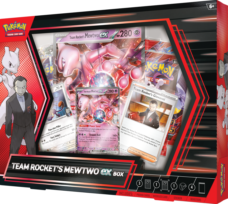 Pokémon Trading Card Game Team Rocket Mewtwo Ex Box