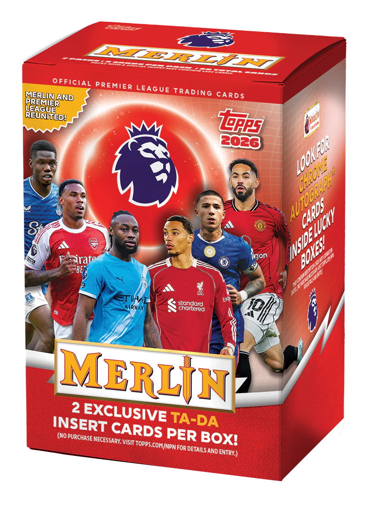PRE ORDER- Topps Merlin Premier League 2026 Value Box