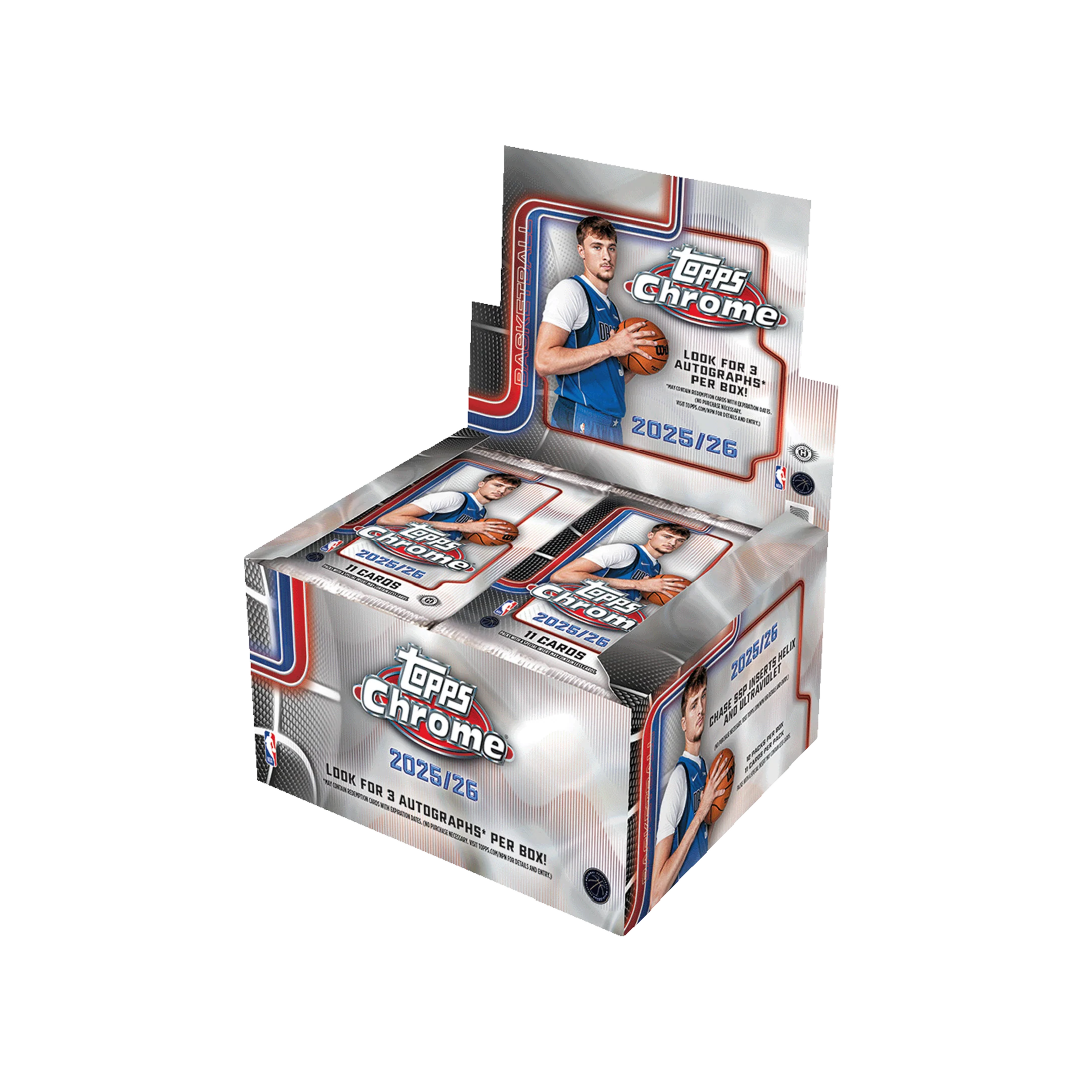 PRE ORDER - 2025-26 TOPPS CHROME BASKETBALL HOBBY JUMBO BOX