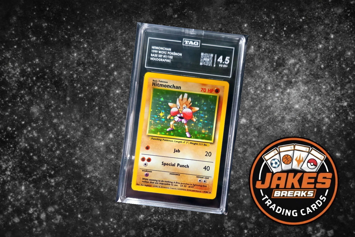 Hitmonchan - TAG 4.5VG EX+.
