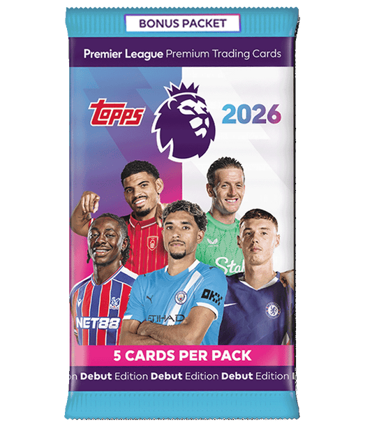 Topps - Premier League, 2026 - Debut Edition - Booster Pack x 1.