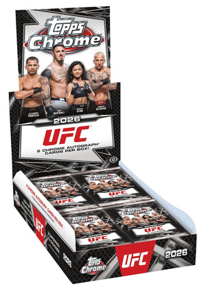 PRE ORDER- Topps Chrome UFC 2026 Hobby Box