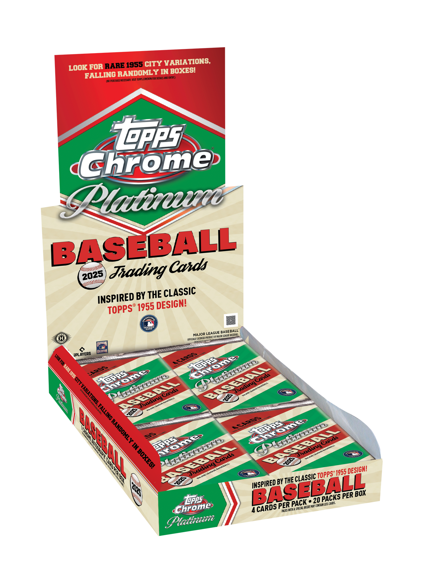 PRE ORDER- 2025 Topps Chrome® Platinum Baseball - Hobby Box