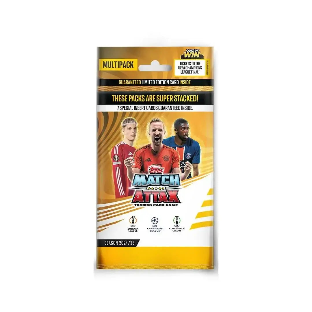 Topps UEFA Champions League Match Attax 2025 Trading and Collectible Card Game (Multipack)