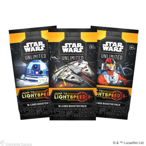 Star Wars: Unlimited - Jump to Lightspeed Booster Pack x 1