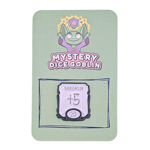 Dice Goblin - Pin Badge - Sarcasm +5.