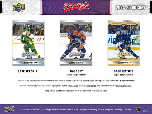 Hockey NHL- 2024/25 - Upper Deck MVP - Hobby Box (20 Packs)