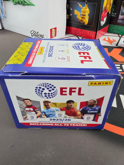 Panini - 2025-26, EFL - Sticker - Sealed box x36 packs