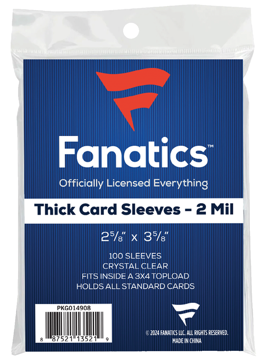 Fanatics Collectibles Soft Sleeves - 100 Count