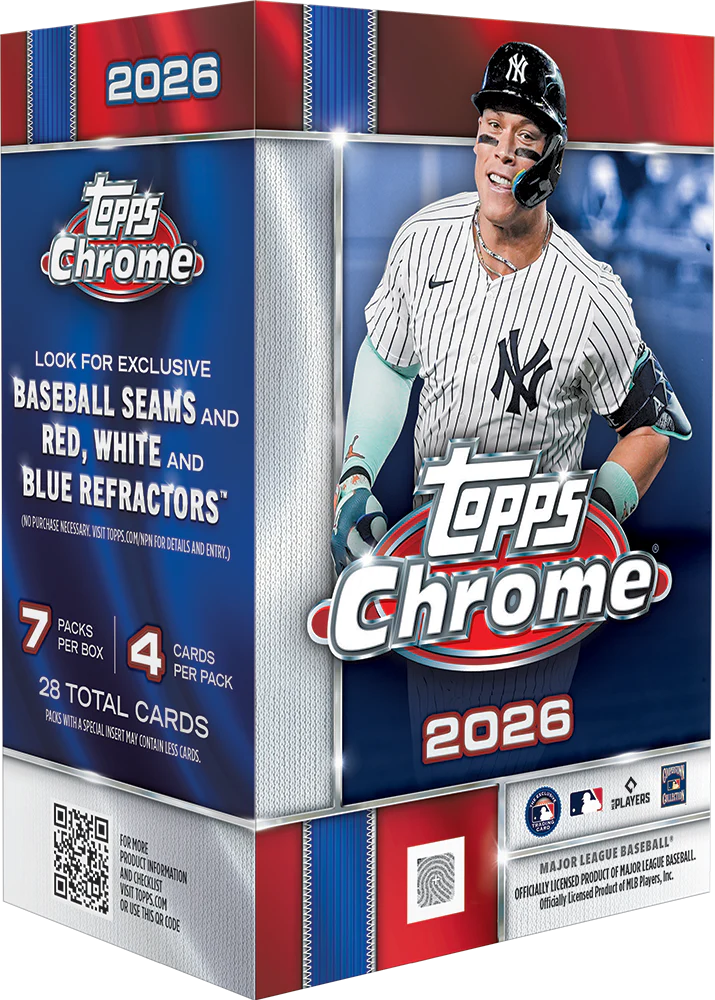 PRE ORDER - Topps Chrome Baseball 2026 - Value Box