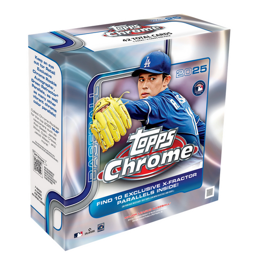 Topps Chrome - 2025, Baseball - Mega Box.