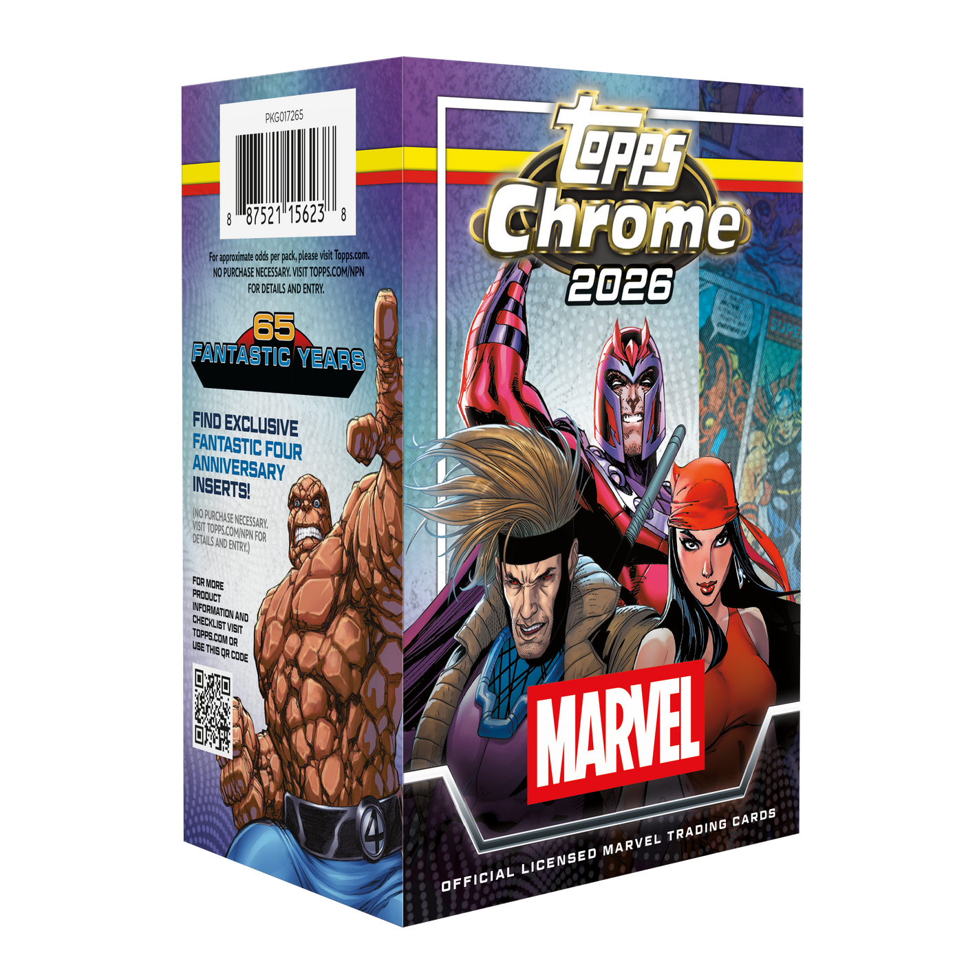 Pre-Order
2026 Topps Chrome® Marvel Comics - Value Box