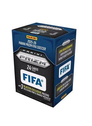 2025-26 Panini Prizm FIFA Soccer Sealed 6 Pack Blaster Box 24 Cards