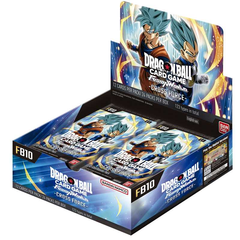 Dragon Ball Super CG Fusion World - Cross Force (FB10) -FULL BOOSTER BOX