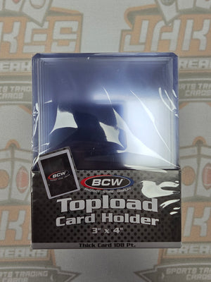 BCW Topload Card Holder 3"x4" 108pt