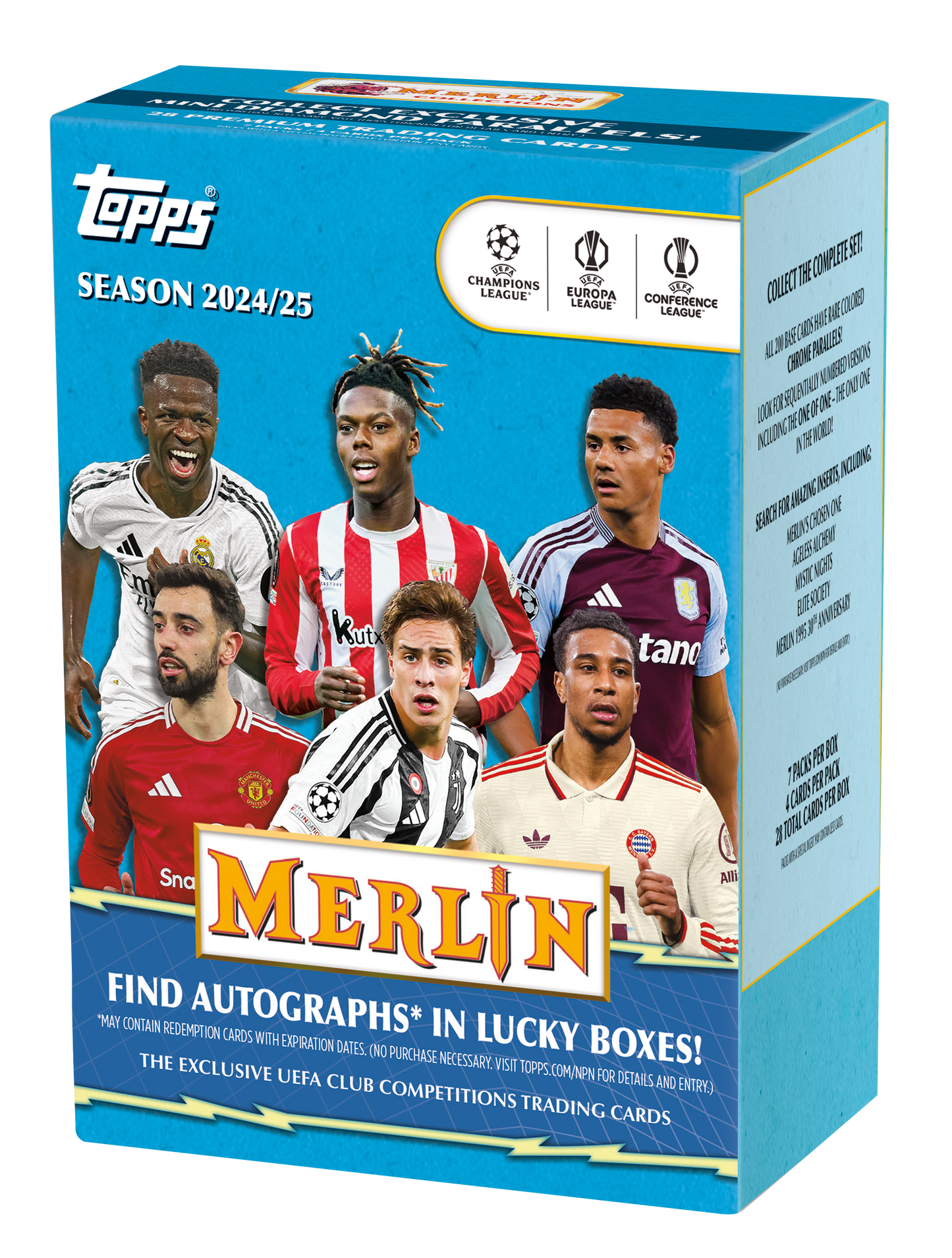 PRE ORDER - Topps Merlin 2024-25 UEFA Club Competitions Soccer Blaster Box