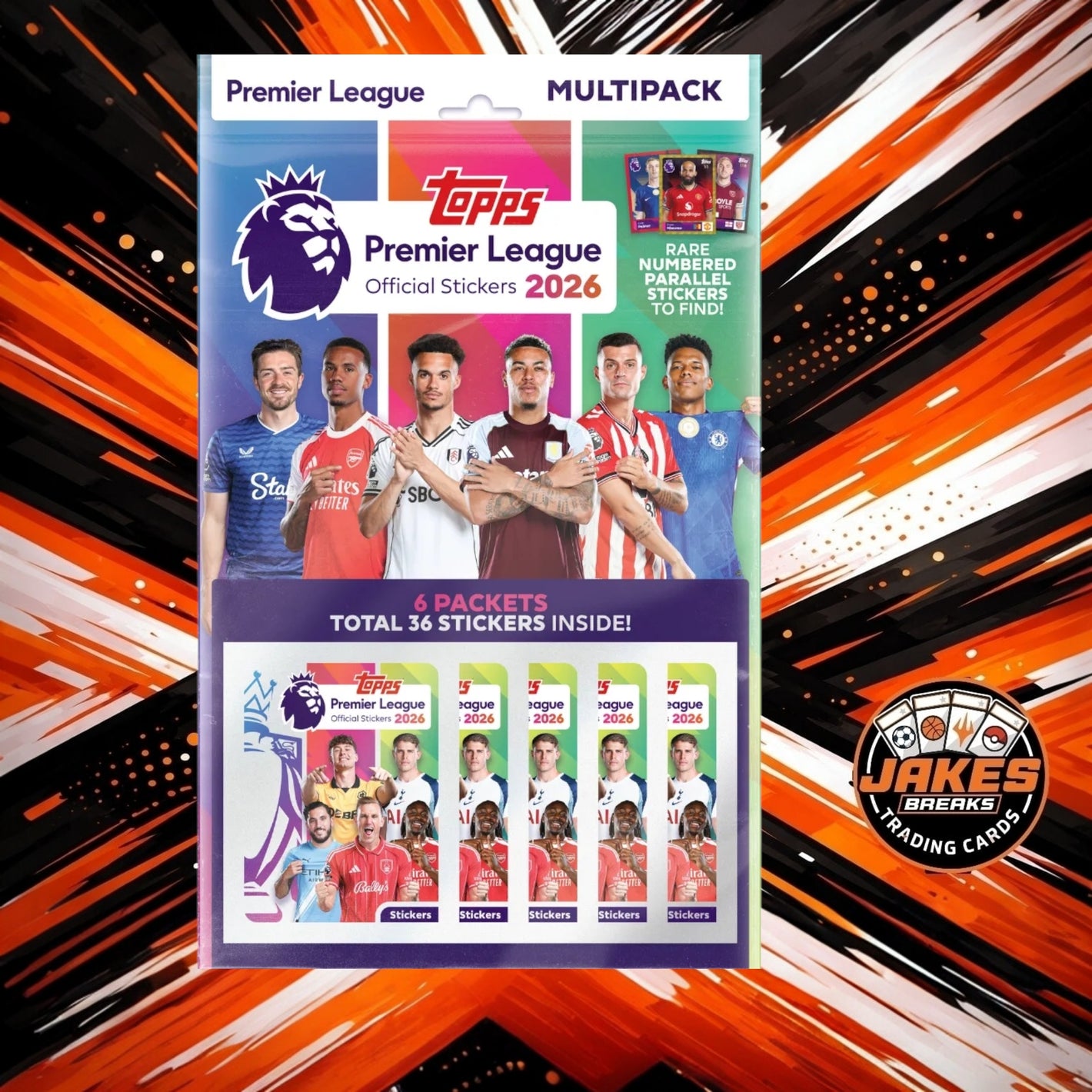 Topps - 2026 Premier League Football (Soccer) Official Sticker Collection - Multipack
