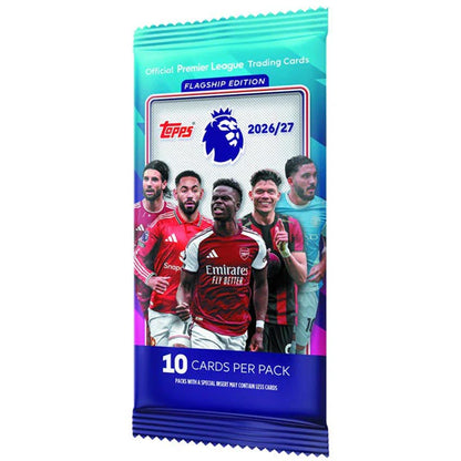 PRE ORDER- Topps Flagship Premier League 2026/27 Trading Cards - Booster Pack