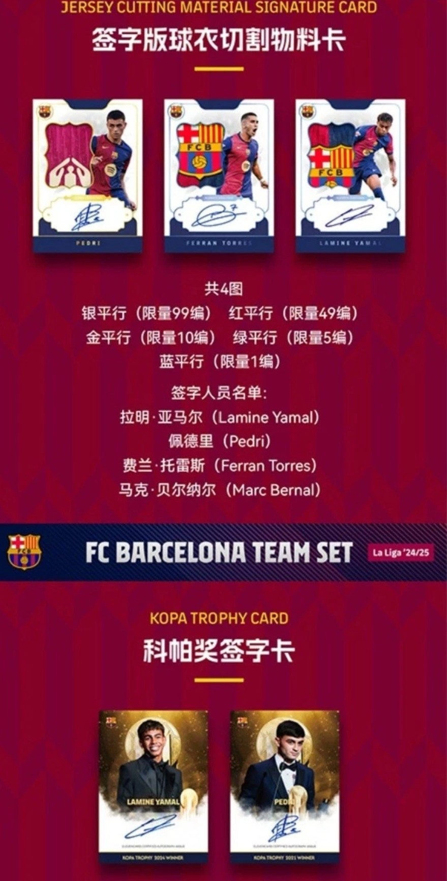 FC BARCELONA TEAM SET REFRACTOR