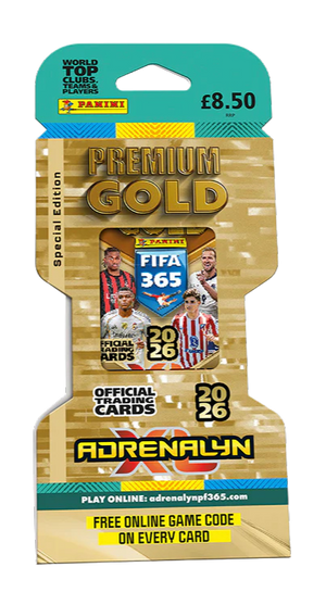 Panini - 2025-26, Fifa 365 Adrenalyn XL - Premium Gold Pack x 1.