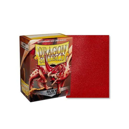 Dragon Shield - Ruby Matte (100)