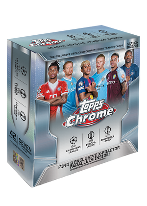 PRE ORDER- Topps Chrome UEFA Club Competitions 2025/26 Mega Box