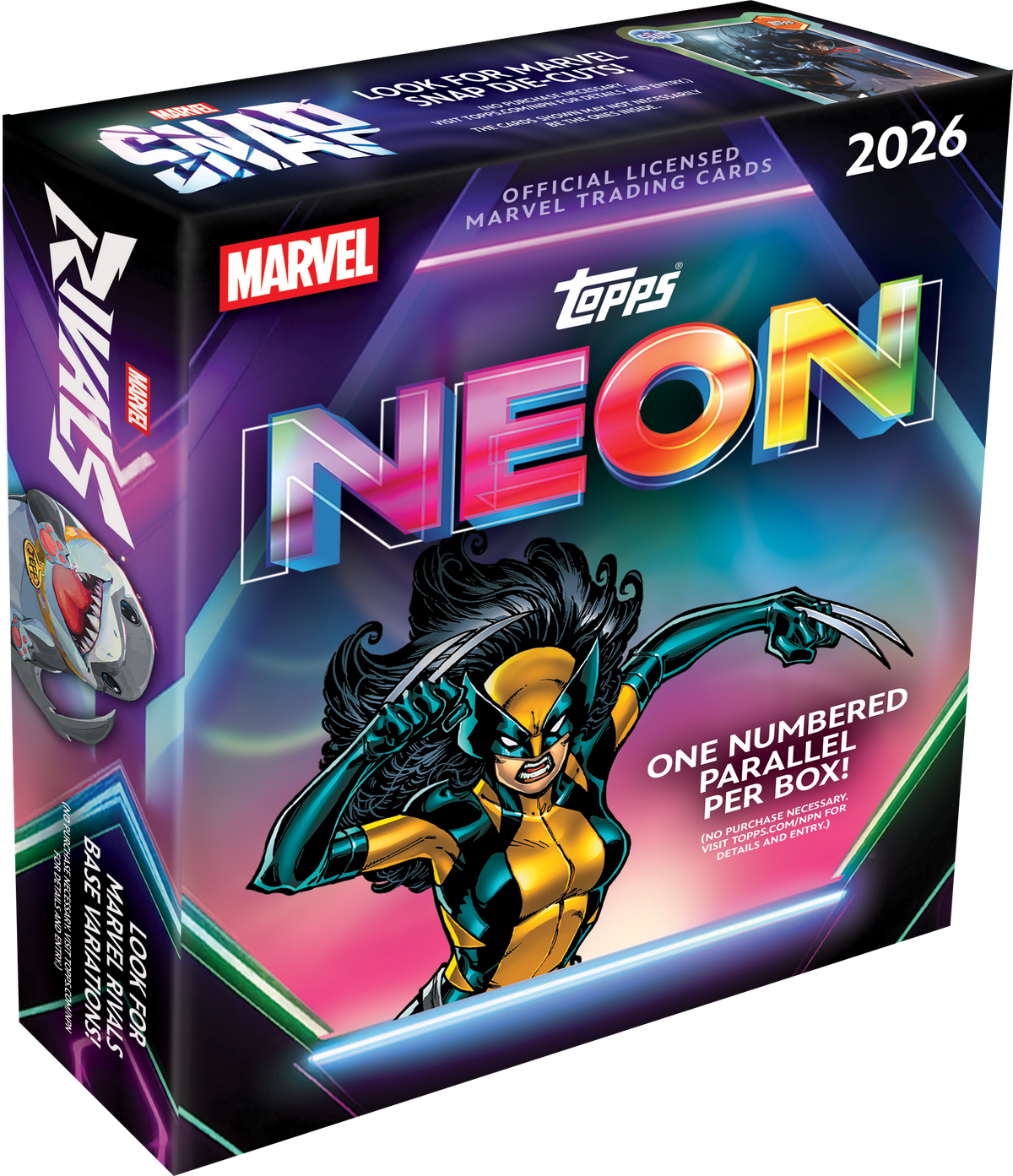PRE ORDER - Topps Neon Marvel 2026 Mega Box