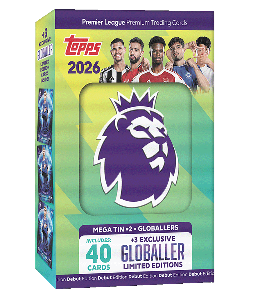 Topps - Premier League, 2026 - Debut Edition - Globallers, Mega Tin.