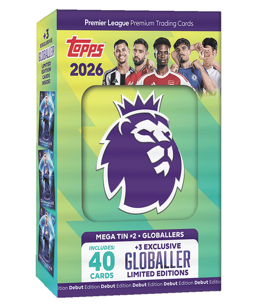 Topps - Premier League, 2026 - Debut Edition - Globallers, Mega Tin.