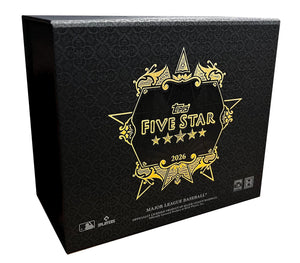 PRE ORDER 2026 Topps Five Star Baseball Hobby Sealed case
