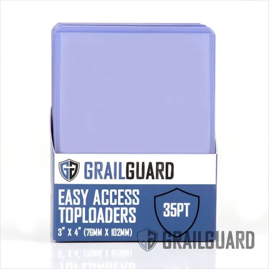 Grail Guard - 35pt Easy Access Toploaders - 3" x 4" (25 pack)