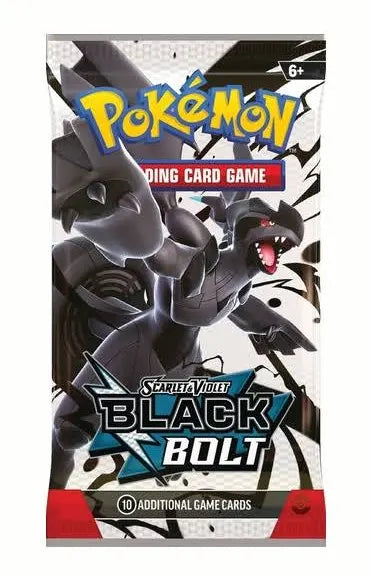 Pokémon - Scarlet & Violet, Black Bolt - Booster Pack x 1.
