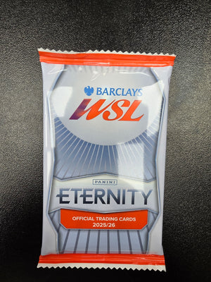 1 x PACK - WSL Eternity 2025/26 Official Trading Card Hobby pack (Single pack from Hobby Box)
