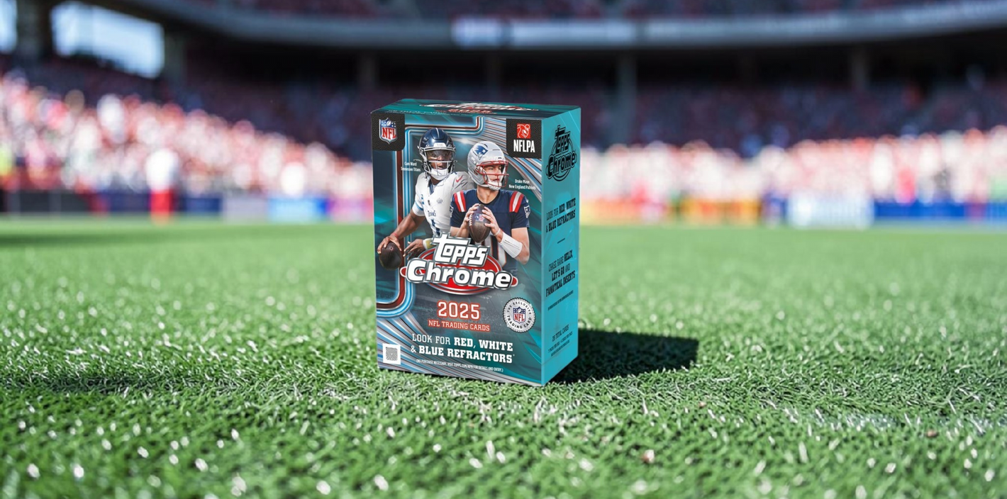 2025 Topps Chrome Football NFL Value Box