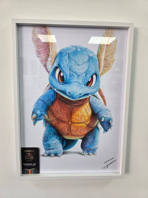 Pokémon - Wartortle, Realism Print.