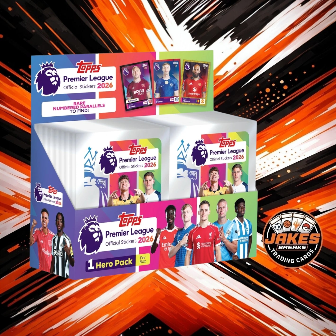 1 Pack Topps Premier League Official Stickers 2026 Packet Assortment