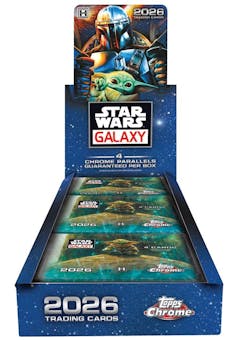 PRE ORDER - 2026 Topps Star Wars Chrome Galaxy Hobby 12-Box FULL CASE