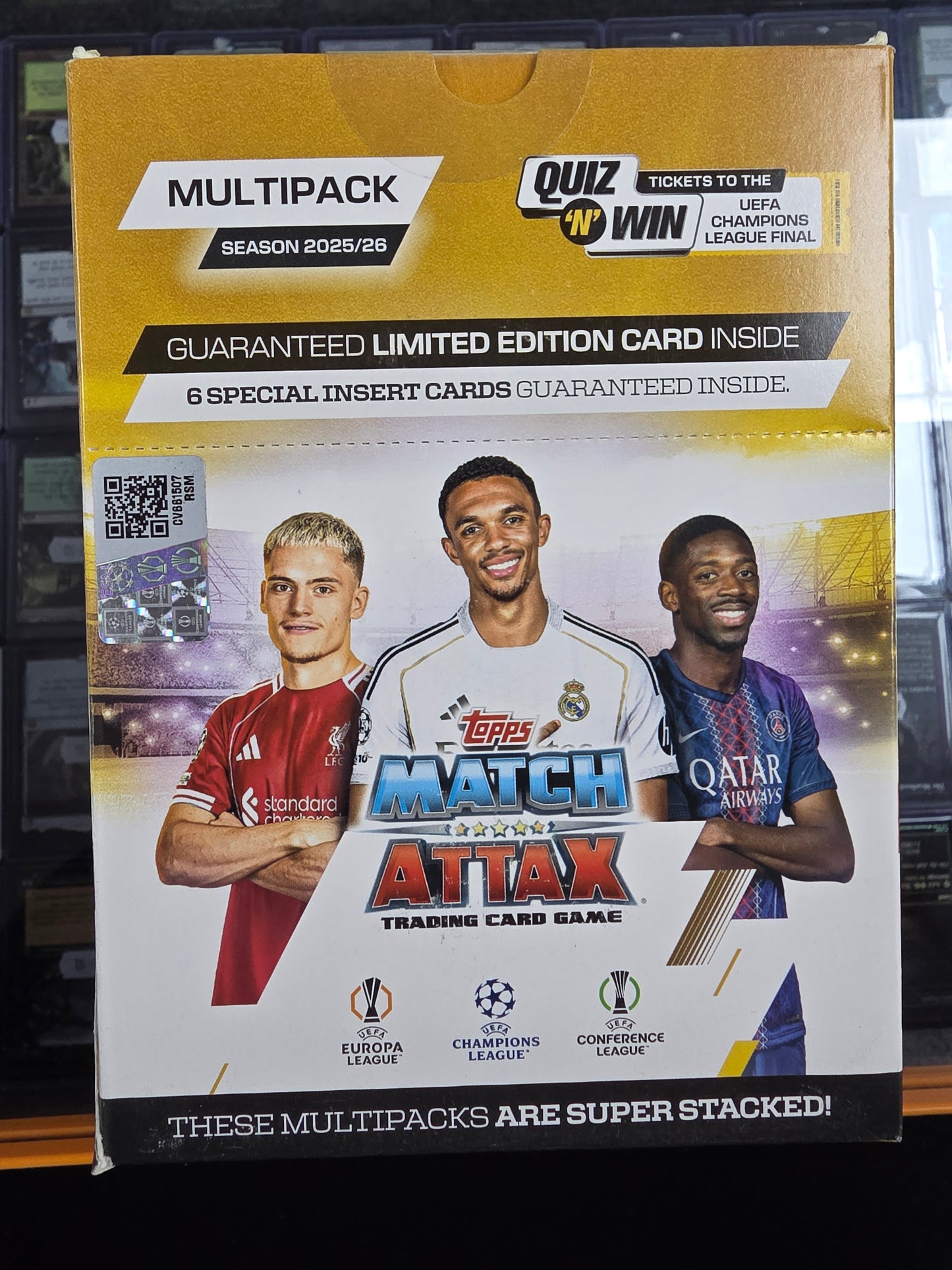 Full box Match Attaxx Multipack- 12 x Multipacks (36 packs + 12 limited Edition packs)