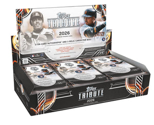 PRE ORDER- Topps Tribute Baseball 2026 Hobby Box